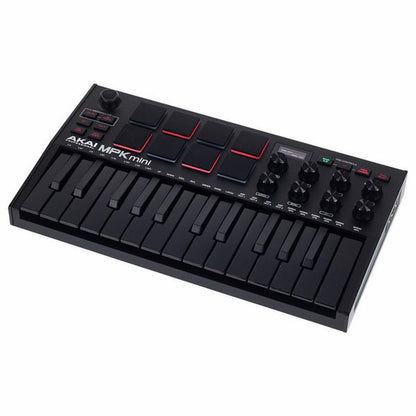 Akai MPK Mini MK3 BK – Le Clavier MIDI Compact en Finition Noire Élégante