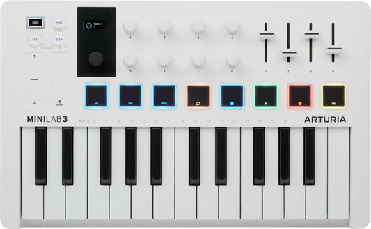 Arturia MiniLab 3 - Contrôleur MIDI Compact et Écoresponsable